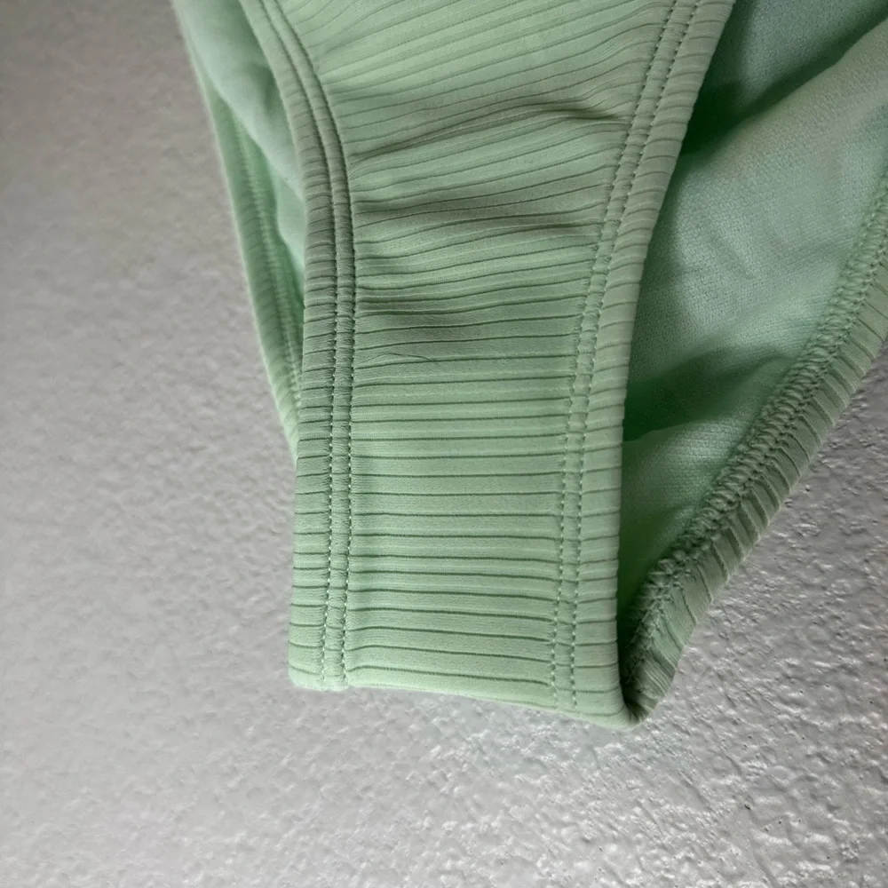 Mint Green High-Waisted Bikini Bottom